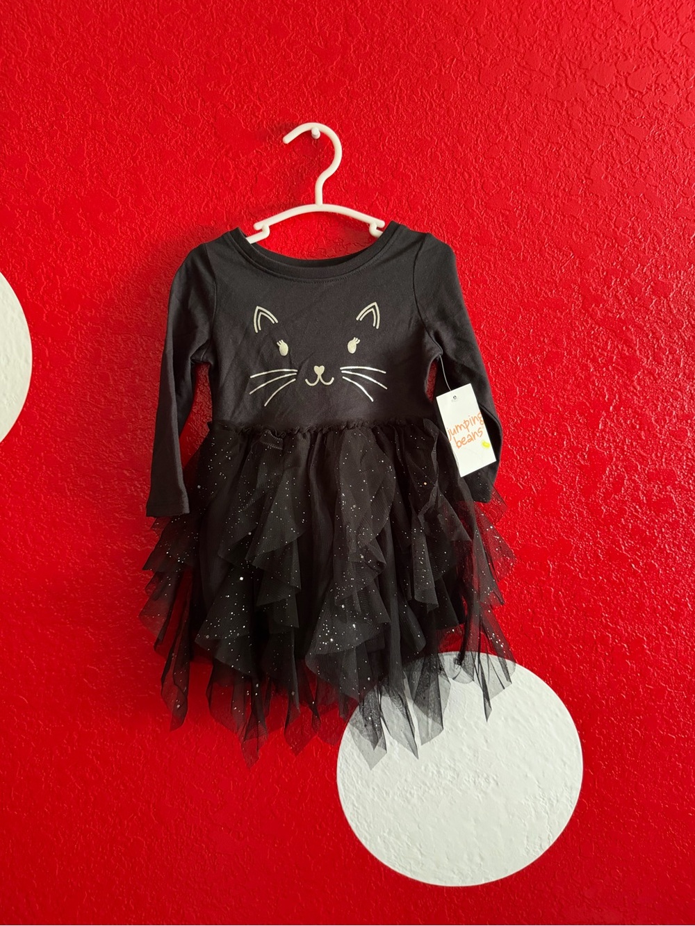 Kohl's Black Sparkle Cat Tutu Dress for Girls